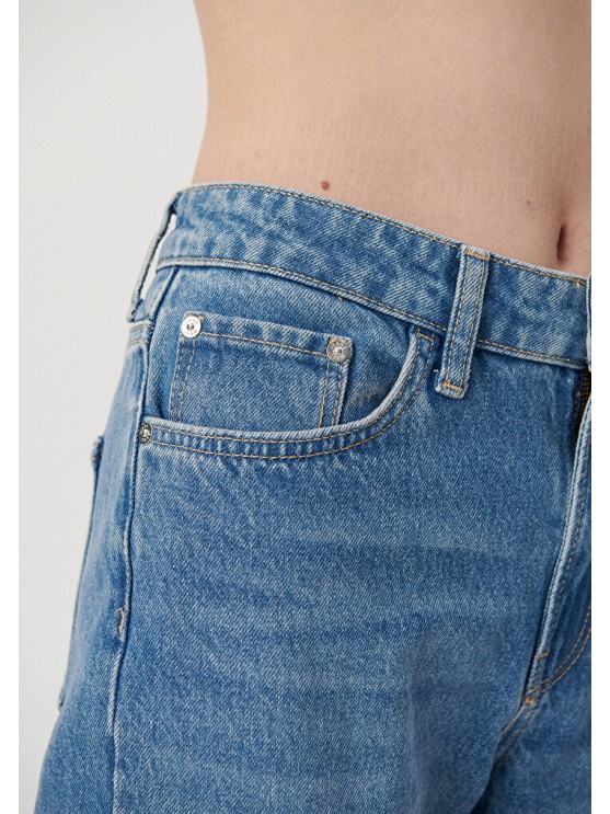 Прямі джинси високої посадки від Mavi - сині для жінок