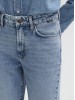 Женские джинсы Mavi с высокой посадкой и прямым фасоном в синем цвете