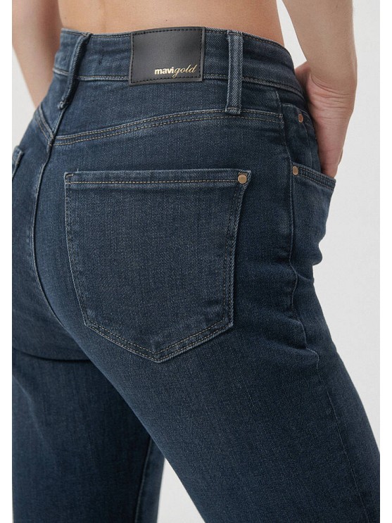 Mavi women's skinny jeans with high waist in blue
