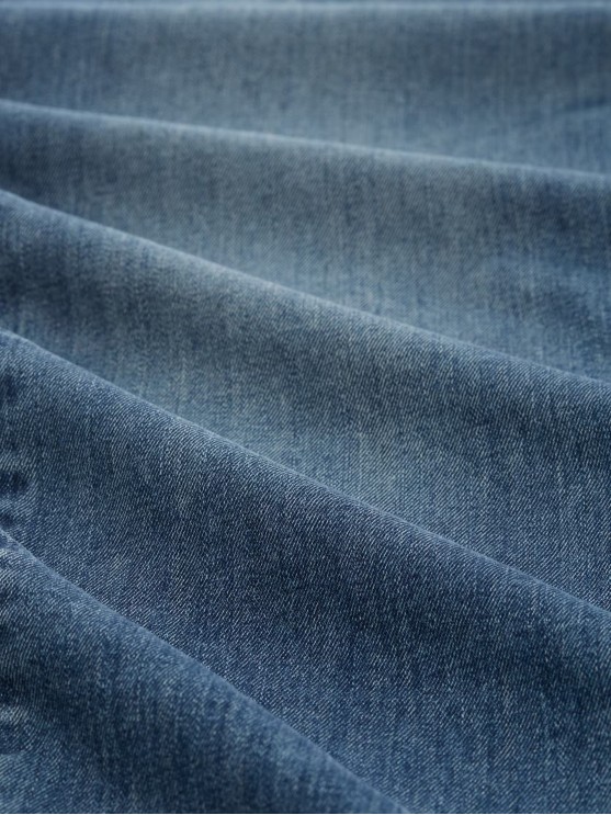 Мужские джинсы Tom Tailor средней посадки, завуженные, синего цвета.
