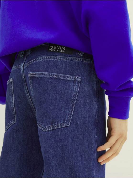 Tom Tailor: Мужские джинсы с посадкой на среднюю высоту и широким фасоном в синем цвете
