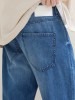 Мужские джинсы Tom Tailor средней посадки, прямого фасона в синем цвете
