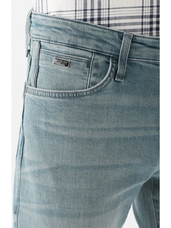 Чоловічі джинси Mavi з завуженим фасоном та блакитним кольором