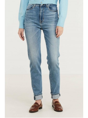 high waist, mom jeans, blue, LTB, 51484-14947 53663