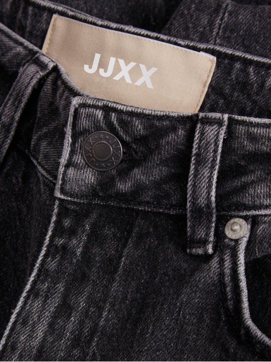 JJXX Women's High-Waisted Grey Mom Jeans