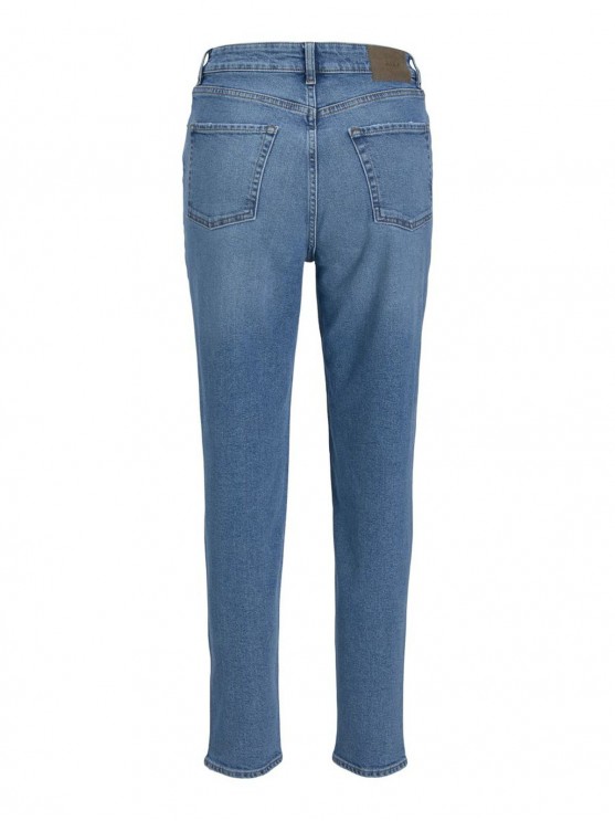 JJXX синие джинсы для женщин с высокой посадкой и мом-фасоном.