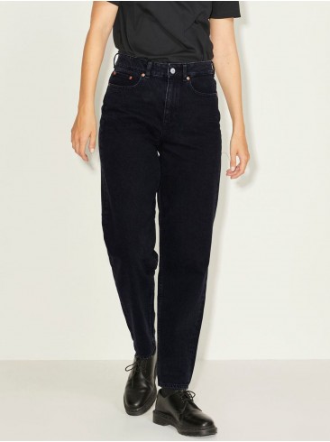 JJXX Мом-джинсы чёрные 12207159 Black Denim для женщин