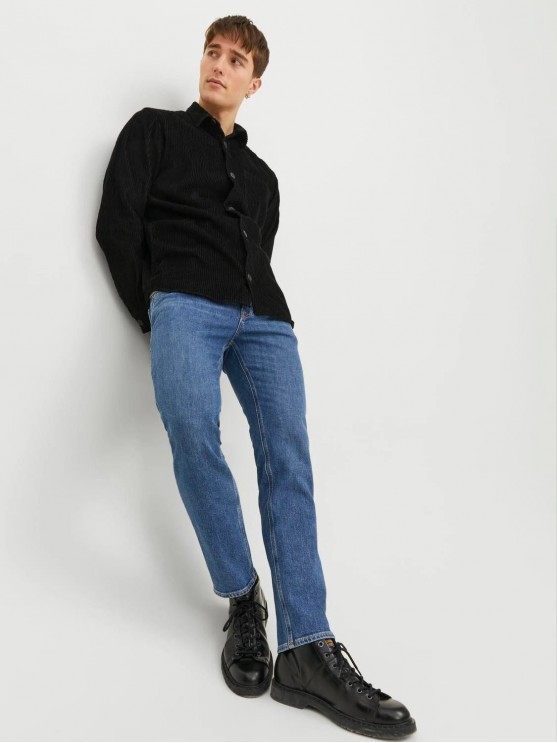 Get the Classic Fit Men's Jeans by Jack Jones in Blue
