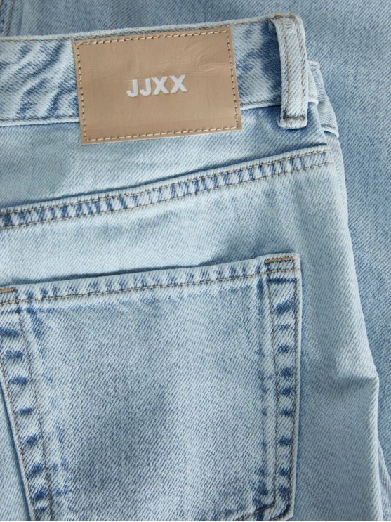 JJXX: Широкие светло-синие джинсы с высокой посадкой для женщин