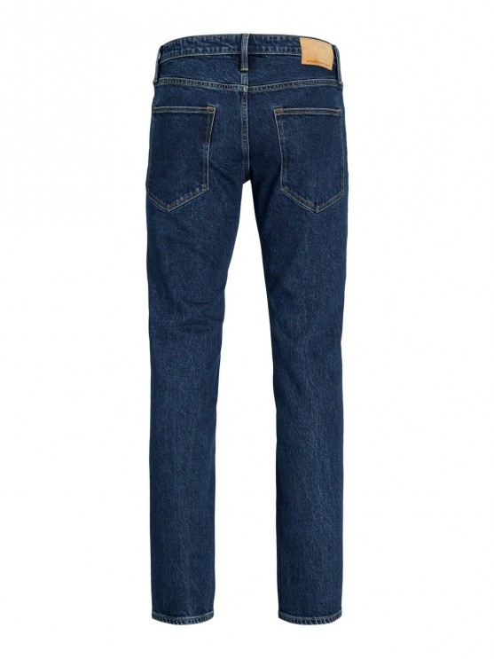 Get Stylish with Jack Jones' Straight Fit Blue Denim Jeans for Men