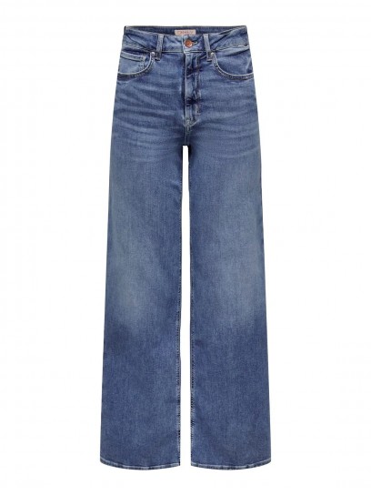 Жіночі широкі джинси Only високої посадки