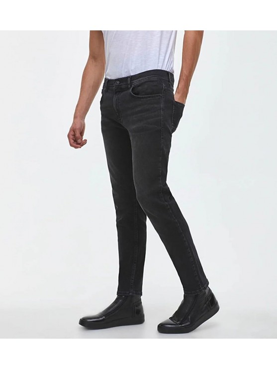 Чоловічі джинси LTB сірого кольору з середньою посадкою та вузьким низом