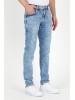Mужские джинсы LTB в стиле завуженных блакитного цвета с низкой посадкой
