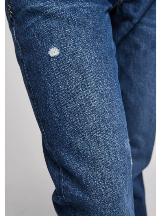 Мужские джинсы s.Oliver средней посадки и прямого фасона в синем цвете.