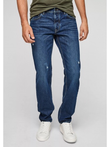 s.Oliver, straight leg, mid-rise, blue jeans, 2103040 56Y5