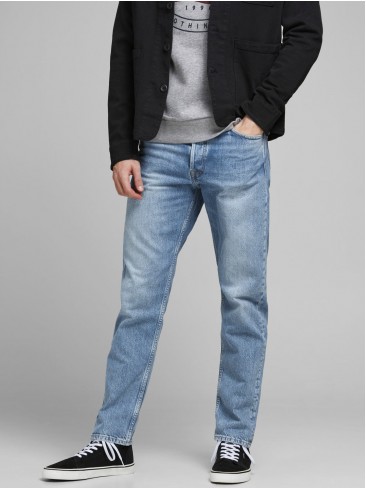 Loose фасон, блакитні джинси, Jack Jones, 12193398 Blue Denim.