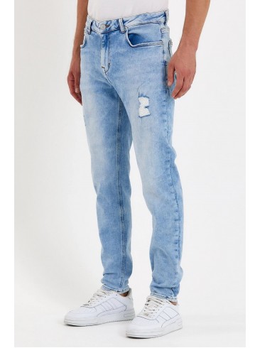 Завуженные джинсы высокой посадки от LTB - блакитный цвет 51396-14786 53629