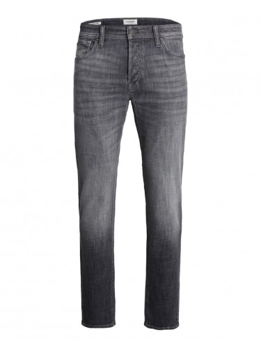 вузькі, середня посадка, сірі, tapered, Jack Jones, 12237303 Black Denim