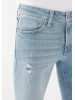Чоловічі джинси Mavi скіні блакитного кольору з середньою посадкою