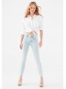 Женские джинсы Mavi: блакитный скіні с высокой посадкой