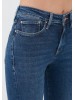 Женские джинсы Mavi с высокой посадкой и фасоном mom, синего цвета