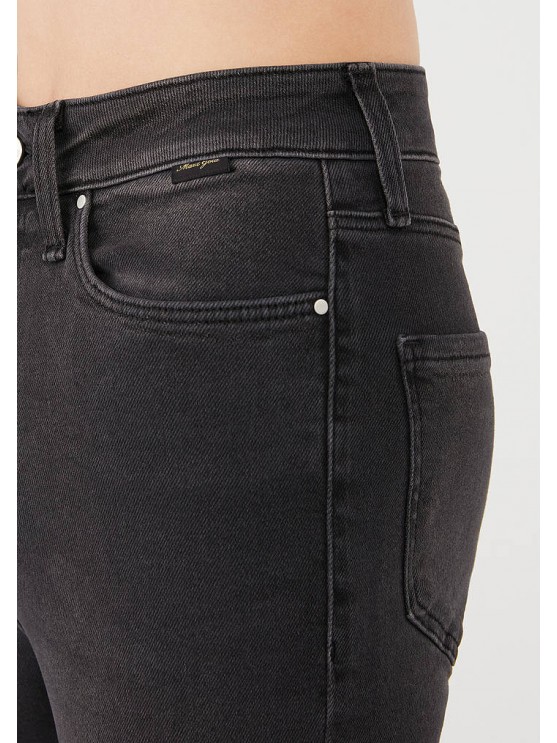 Жіночі джинси Mavi високої посадки, скіні, сірого кольору