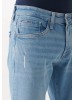 Чоловічі джинси Mavi з середньою посадкою та скіні фасоном у блакитному кольорі