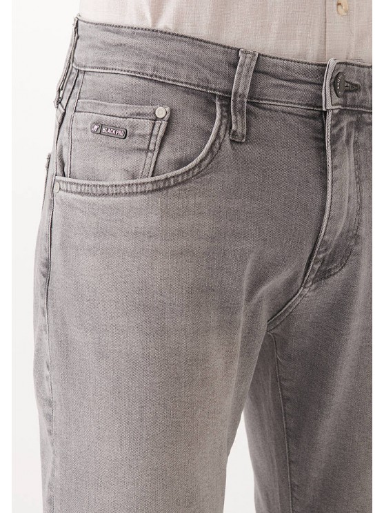 Mavi сірі завужені джинси для чоловіків з середньою посадкою