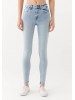 Stay stylish in Mavi's high-rise skinny jeans for women
