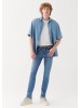 Мужские джинсы Mavi, цвет блакитный, посадка - средняя, фасон - скинни