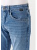 Чоловічі джинси Mavi з середньою посадкою та скіні фасоном в блакитному кольорі