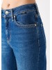 Сині високі мом-джинси від бренду Mavi для жінок