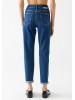 Жіночі джинси Mavi високої посадки та фасону mom, синього кольору