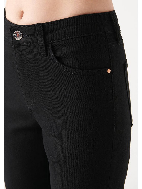 Чорні джинси високої посадки Mavi для жінок