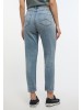 Mustang Women's High-Rise Mom Jeans in Blue