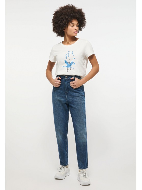 Mustang High-Waisted Blue Jeans for Women