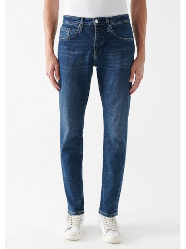 Tapered джинси середньої посадки синього кольору - Mavi 0081080571