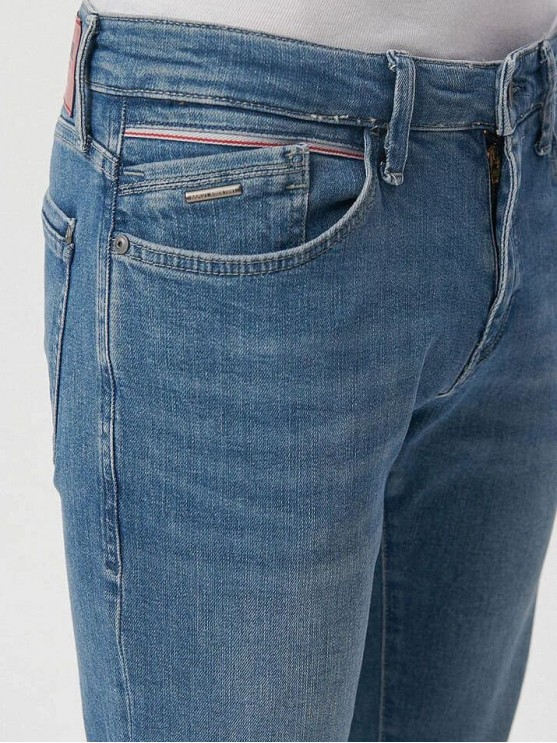 Mavi Men's Jeans: Slim Fit, Mid-Rise, Blue Color