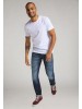 Mens Mustang Tapered Jeans in Blue