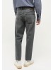Mustang Men's Tapered Low Rise Grey Jeans