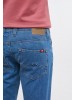 Mustang Men's Tapered Low-Rise Blue Jeans