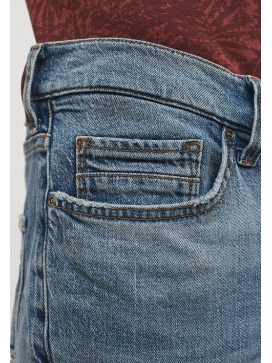 Mustang Jeans for Men: Slim Fit, Mid-Rise, Blue Denim