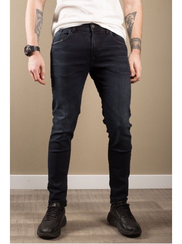 Завуженные джинсы середней посадки синего цвета - бренд LTB, артикул 1009-51238-14796 52860