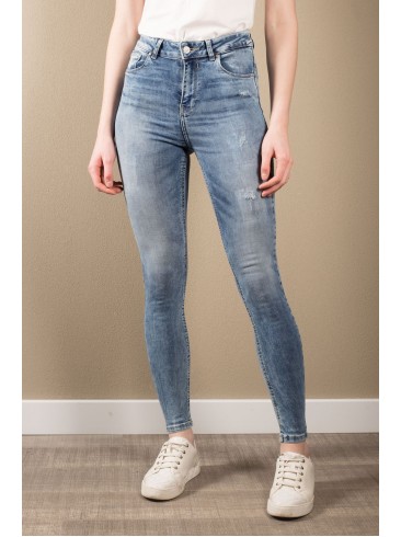 Skinny ripped blue jeans high rise LTB - 1009-51339-14644 52148