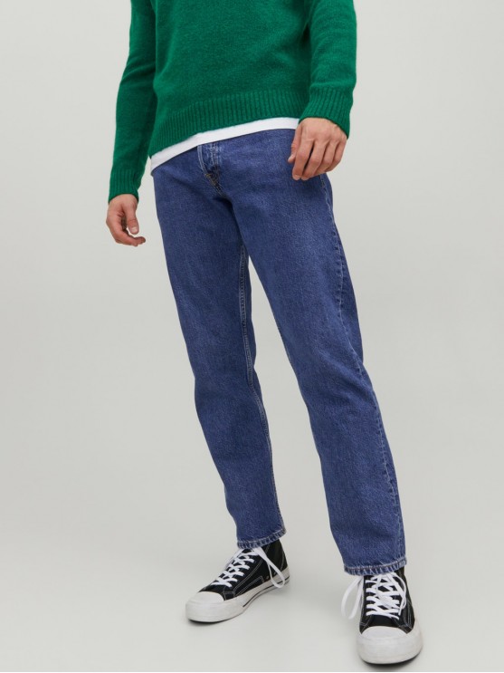 Jack Jones Loose Blue Denim for Men - High Waisted Jeans