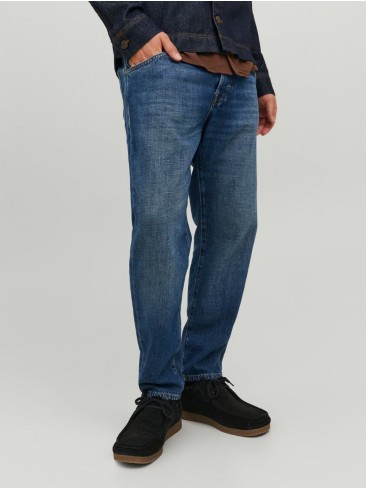 сині джинси, широкі, висока посадка, Jack Jones, 12229858 Blue Denim