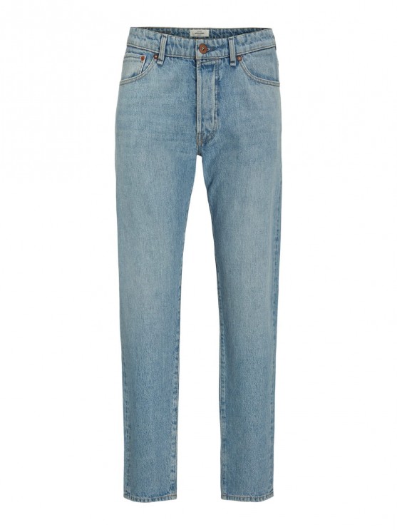 Jack Jones Blue Denim Jeans for Men - Loose Fit, Mid-Rise (середня посадка)