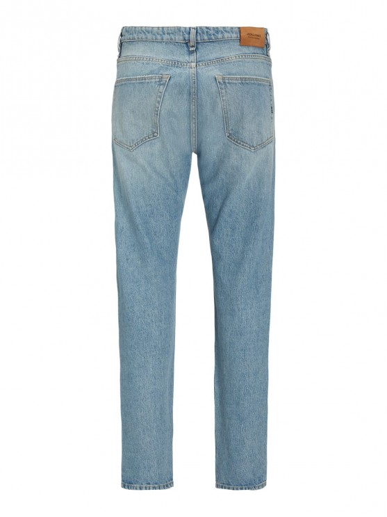 Jack Jones блакитні джинси для чоловіків з середньою посадкою та широким фасоном.
