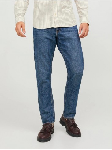 сині джинси · висока посадка · широкий фасон · Jack Jones · 12249019 Blue Denim