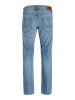 Мужские джинсы Jack Jones синего цвета и вузким фасоном